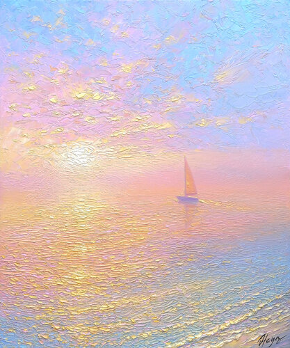 Sunrise di Dmitry Oleyn, Pittura in vendita su Singulart
