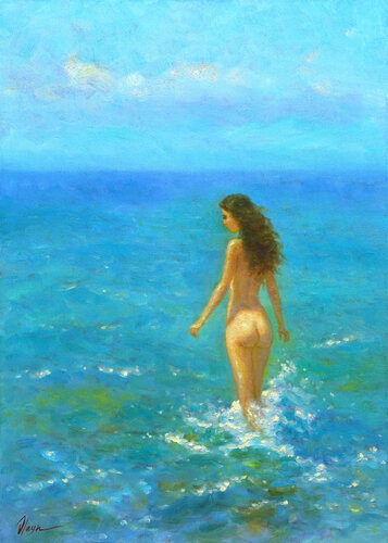 Bather von Dmitry Oleyn, Malerei kaufen auf Singulart