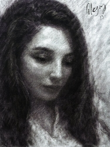 Girl di Dmitry Oleyn, Pittura in vendita su Singulart