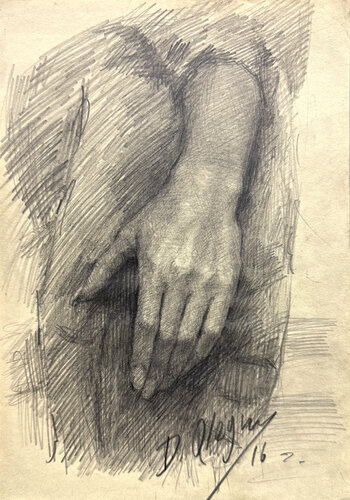 Girl's hand by Dmitry Oleyn, 소묘 for Sale on Singulart
