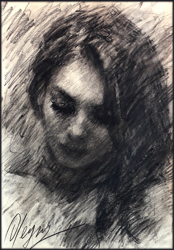 Marishka di Dmitry Oleyn, Disegno in vendita su Singulart