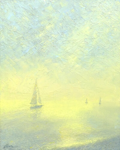 Marine nuances di Dmitry Oleyn, Pittura in vendita su Singulart