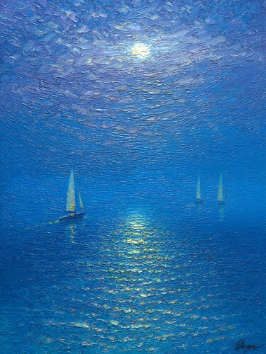 Chasing a Dream par Dmitry Oleyn, Peinture en vente sur Singulart