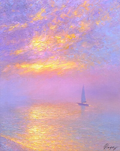 Seascape par Dmitry Oleyn, Peinture en vente sur Singulart