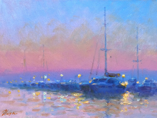 Sunrise di Dmitry Oleyn, Pittura in vendita su Singulart