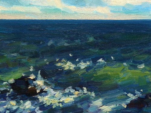 Deep black sea von Dmitry Oleyn, Malerei kaufen auf Singulart