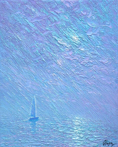 Whisper of Rain van Dmitry Oleyn, Schilderij te koop op Singulart