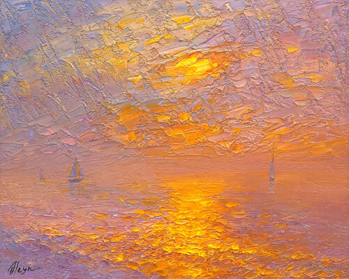 Sea by Dmitry Oleyn, 油畫 for Sale on Singulart