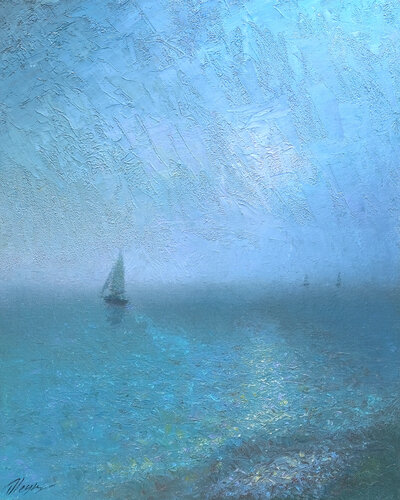 Before the rain de Dmitry Oleyn, Pintura a la venta en Singulart