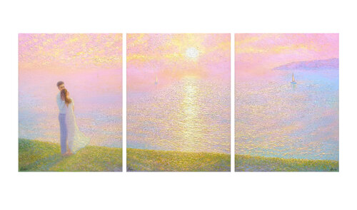 Harbor of love de Dmitry Oleyn, Pintura a la venta en Singulart