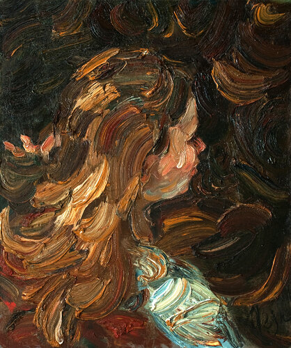 Ukrainian girl by Dmitry Oleyn, Painting for Sale on Singulart