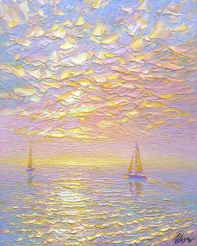 Breath of light di Dmitry Oleyn, Pittura in vendita su Singulart