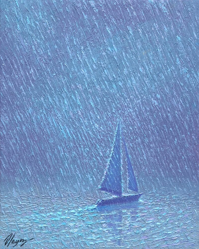 Mirror Rain von Dmitry Oleyn, Malerei kaufen auf Singulart