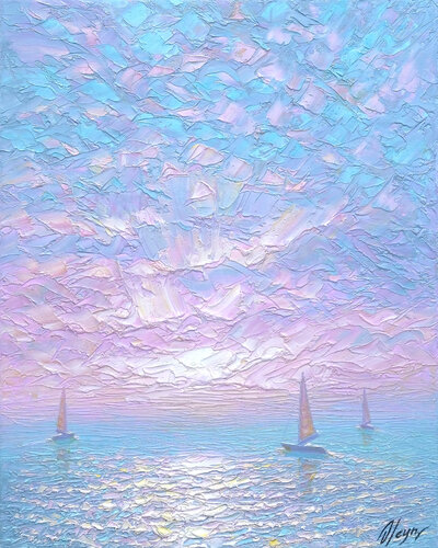 Aethereal Coast van Dmitry Oleyn, Schilderij te koop op Singulart