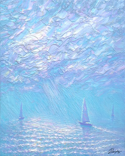 A Glimmer of Dawn von Dmitry Oleyn, Malerei kaufen auf Singulart