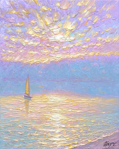 Shore of Legends by Dmitry Oleyn, Painting for Sale on Singulart