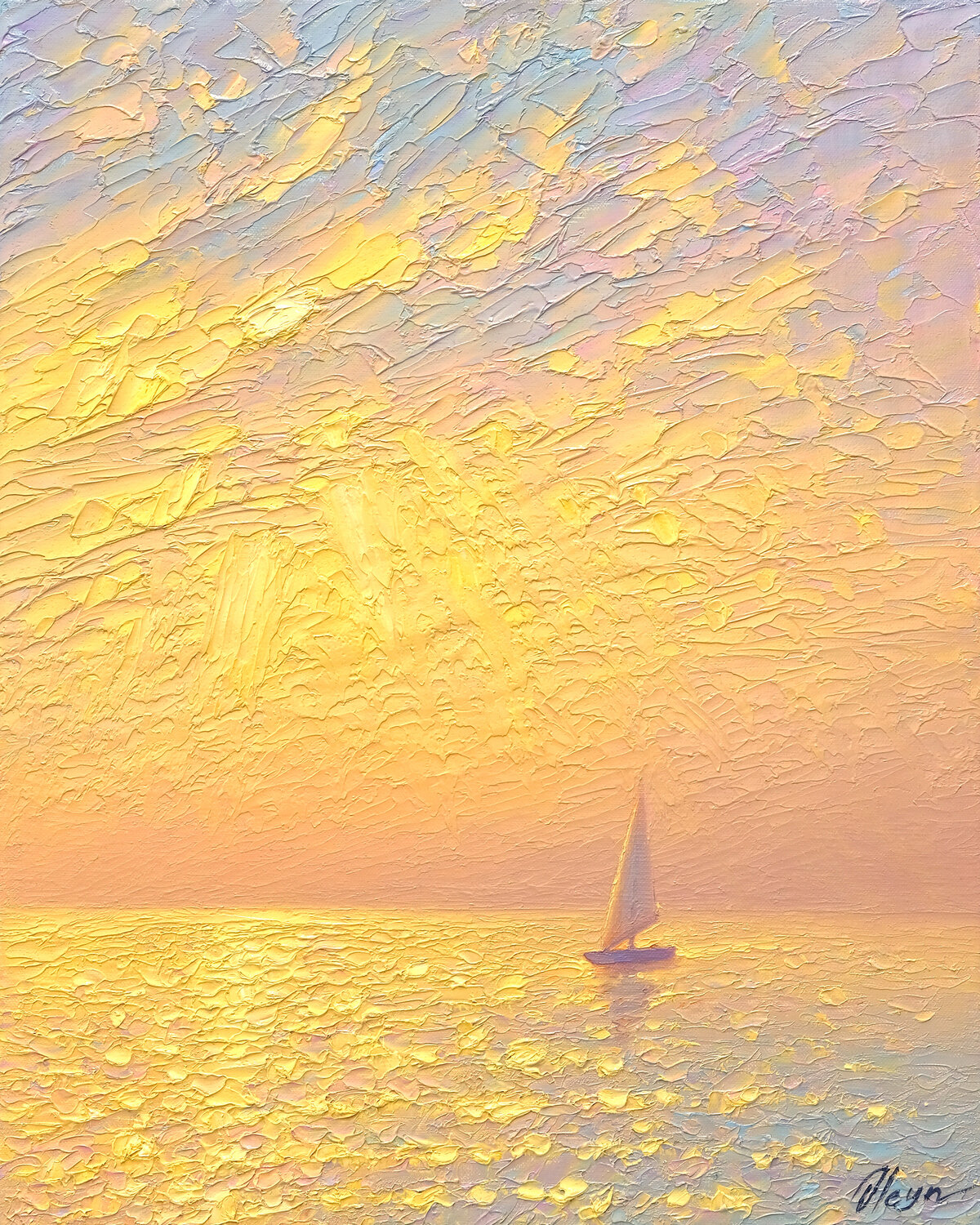 Sunny sea Dmitry Oleyn