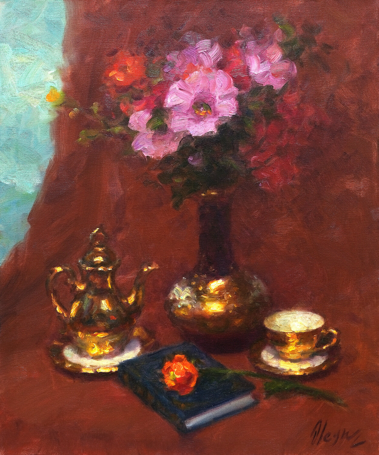 Still life with a diary Dmitry Oleyn
