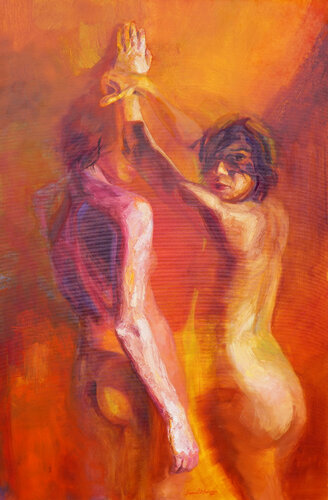 Teasing van Katarina Nedeljkovic, Schilderij te koop op Singulart