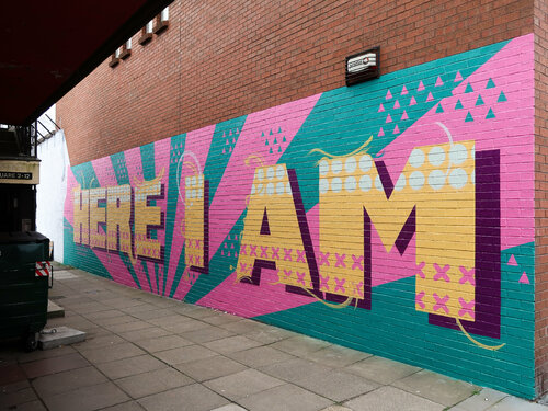 Here I Am Mural von Michael Corr, Malerei kaufen auf Singulart