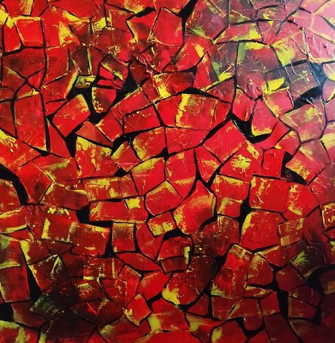 Lava Interrupted van Getty Tatomir, Schilderij te koop op Singulart