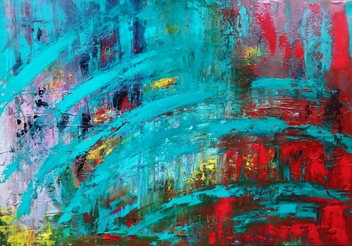Rain of Fire by Getty Tatomir, Painting for Sale on Singulart