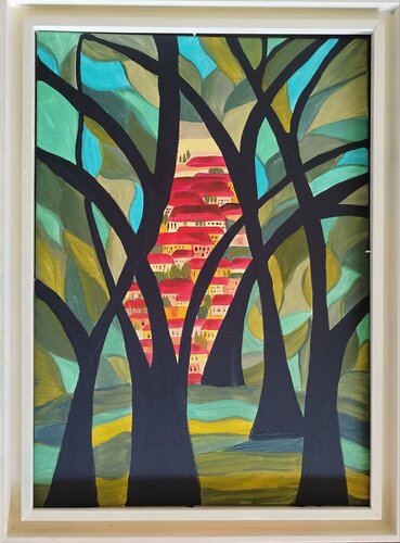 Tuscan Sneak Peak van Getty Tatomir, Schilderij te koop op Singulart