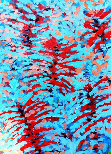 Bottlebrush Tree de Getty Tatomir, Pintura a la venta en Singulart