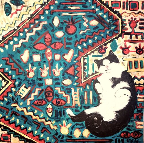 Zorro The Starer by Getty Tatomir, 油畫 for Sale on Singulart