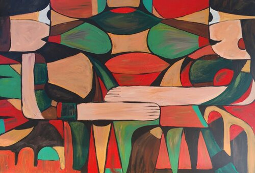 Common Language van Getty Tatomir, Schilderij te koop op Singulart