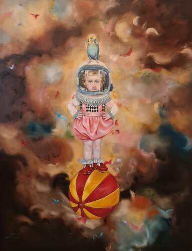 Rolly-Polly van Lena Applebaum, Schilderij te koop op Singulart