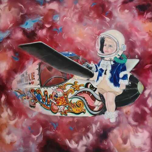 Down The Rabbit Hole de Lena Applebaum, Pintura a la venta en Singulart