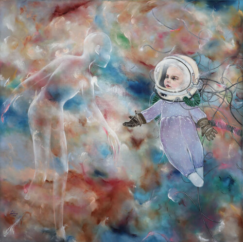 First Encounter de Lena Applebaum, Pintura a la venta en Singulart