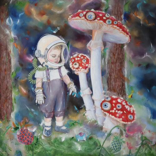 Cosmic Forest de Lena Applebaum, Pintura a la venta en Singulart