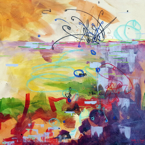 Play Me de Heather W. Ernst, Pintura a la venta en Singulart