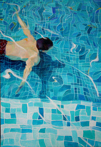Sunday afternoon di Maude Ovize, Pittura in vendita su Singulart