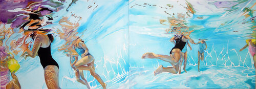 summer day di Maude Ovize, Pittura in vendita su Singulart