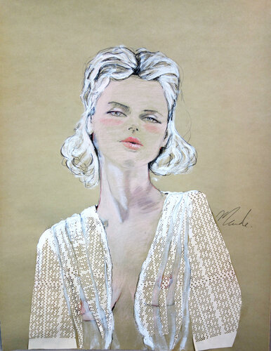 Mary di Maude Ovize, Disegno in vendita su Singulart