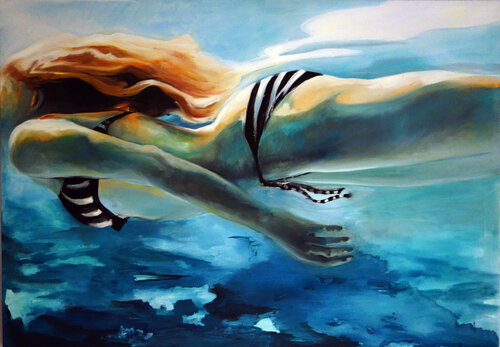 Nymphe di Maude Ovize, Pittura in vendita su Singulart