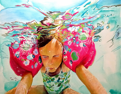 Rose van Maude Ovize, Schilderij te koop op Singulart