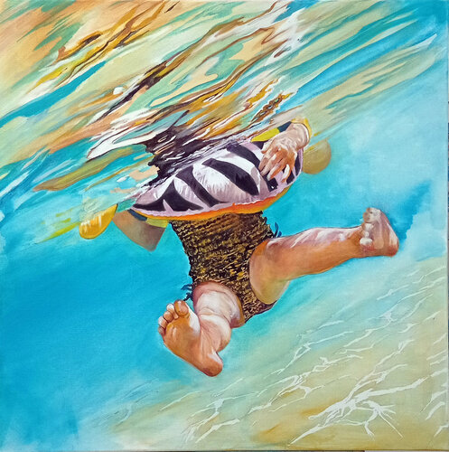 Soleil irradiant van Maude Ovize, Schilderij te koop op Singulart