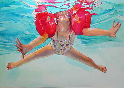 equilibre van Maude Ovize, Schilderij te koop op Singulart