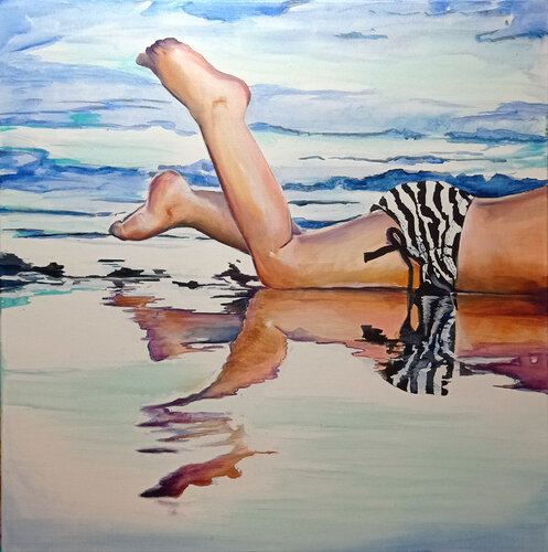 Insouciance van Maude Ovize, Schilderij te koop op Singulart