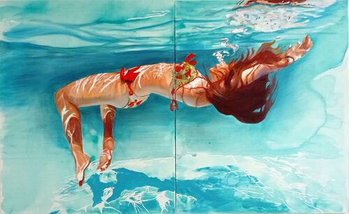 envol by Maude Ovize, 油畫 for Sale on Singulart