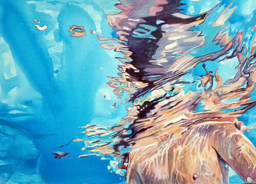 echo van Maude Ovize, Schilderij te koop op Singulart