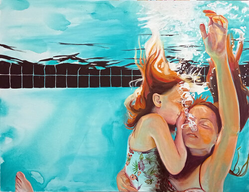 Les soeurs van Maude Ovize, Schilderij te koop op Singulart