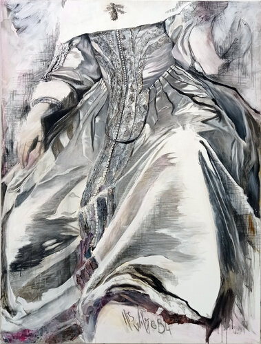 His wife 1654 by Maude Ovize, 素描 for Sale on Singulart