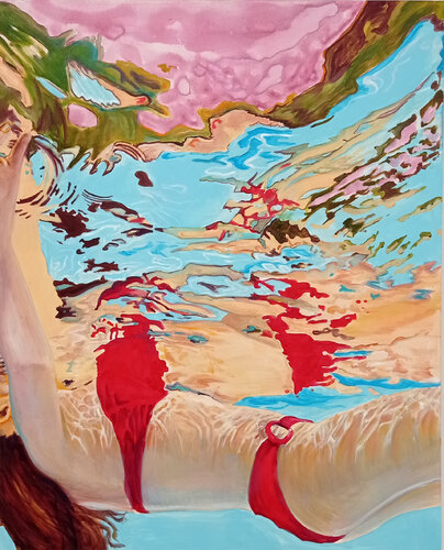 diffraction van Maude Ovize, Schilderij te koop op Singulart