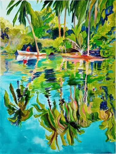 Eden 4 van Maude Ovize, Schilderij te koop op Singulart