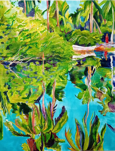 Eden 5 van Maude Ovize, Schilderij te koop op Singulart